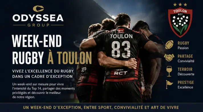 Week-end rugby � Toulon : une exp�rience d�exception entre sport et convivialit�